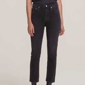 Agolde Riley High Rise Straight Crop (Stretch) Jean - 30